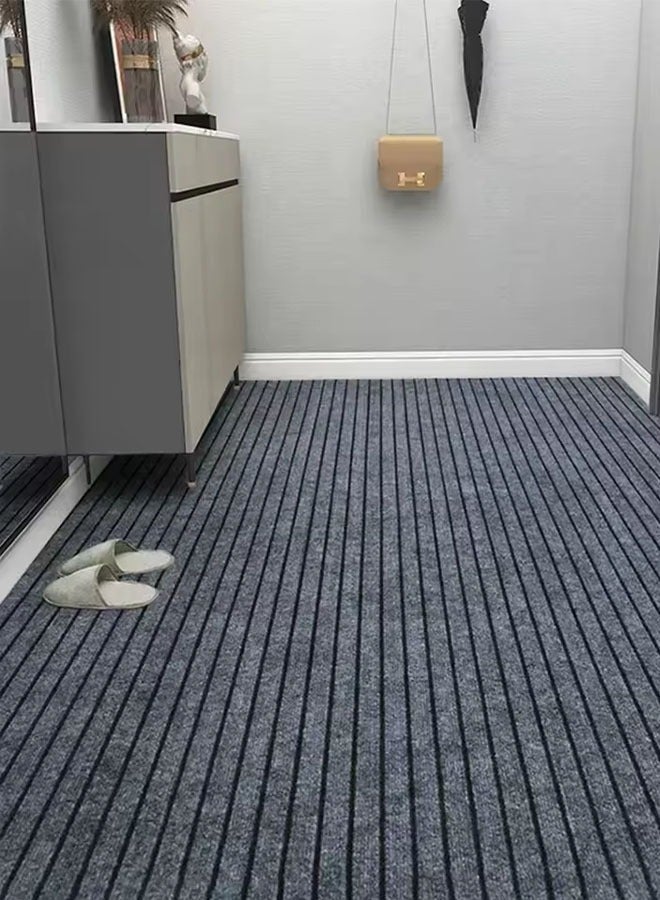 LOKIPA Kitchen Rugs, Absorbent Kitchen Floor Mat, Soft and Comfortable Kitchen Carpet, Anti-Slip Door Mat, Floor Mat for Living Room with Anti-Slip Backing, Anti-Skid Door Mats for Home, Kitchen, Entrance, Hospital, Bathroom Mat - 40*120 cm, Gray - Image 3